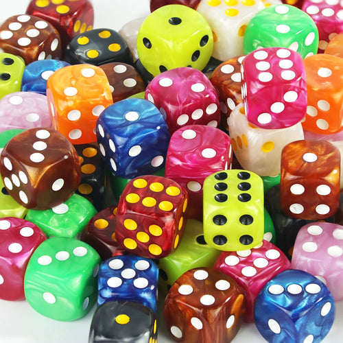 Marble Acrylic Game Dice